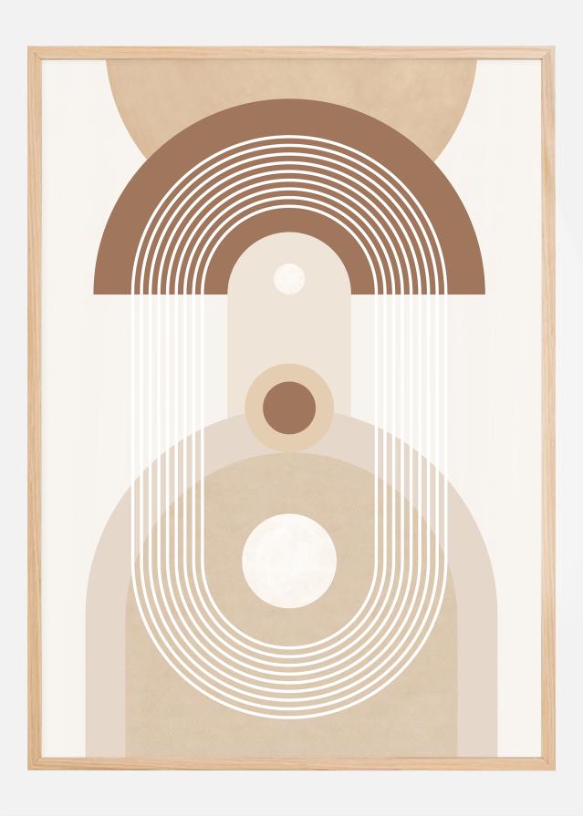 Bildverkstad Beige Mid Century Poster No.3 Poster