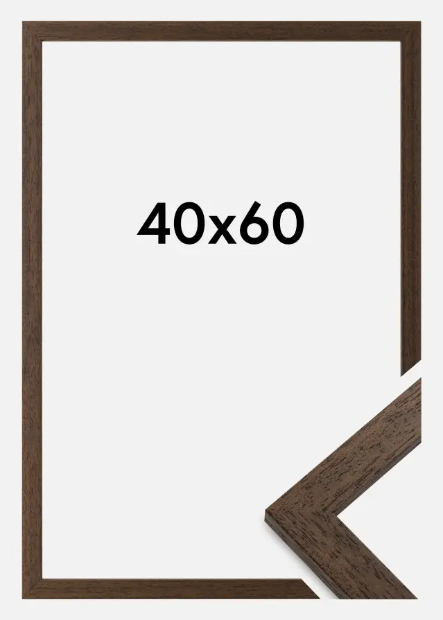 Galleri 1 Kader Brown Wood Acrylglas 40x60 cm