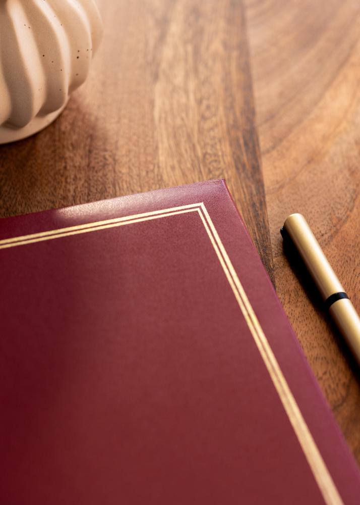 BGA Classico Album Rood - 30x33 cm (100 Witte zijden / 50 bladen)