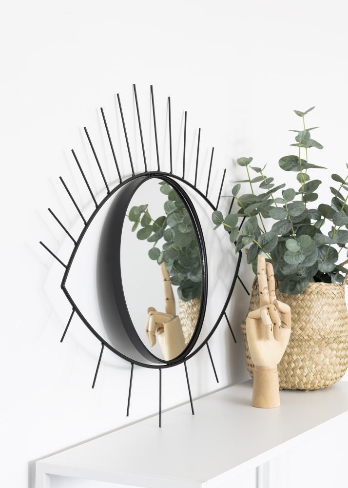 KAILA KAILA Spiegel Eye - Zwart 54x69 cm