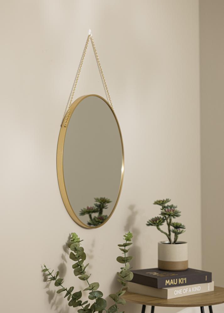 Artlink Ronde Spiegel Modern Deep Goud 61 cm Ø