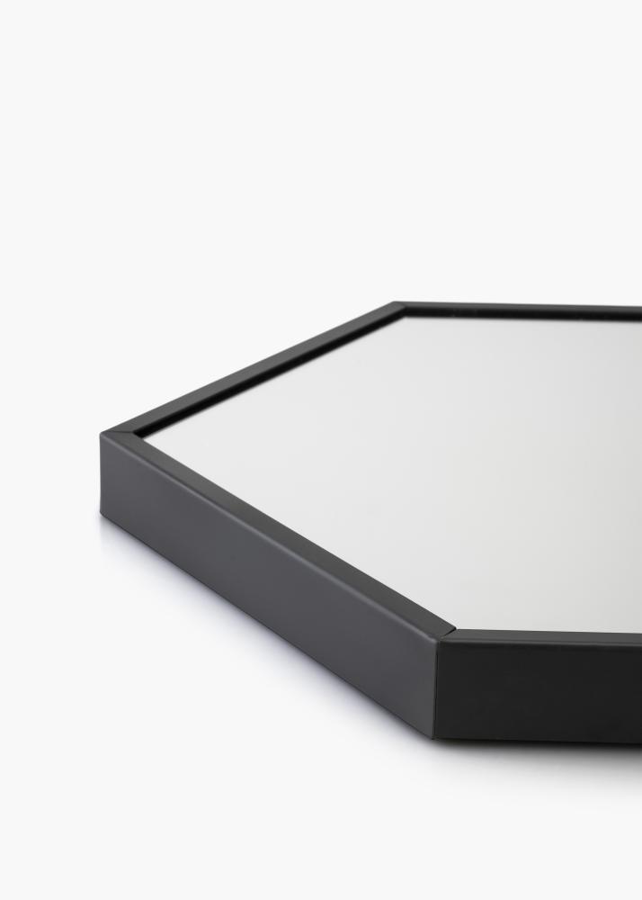 KAILA KAILA Spiegel Hex Chain - Zwart 39x45 cm