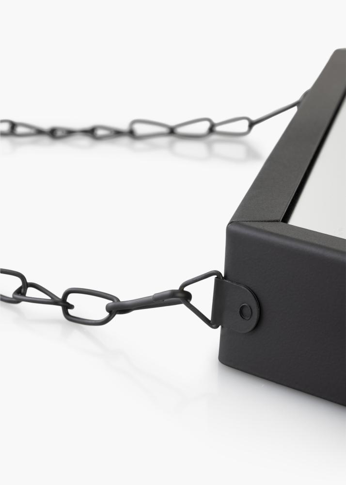 KAILA KAILA Spiegel Hex Chain - Zwart 39x45 cm