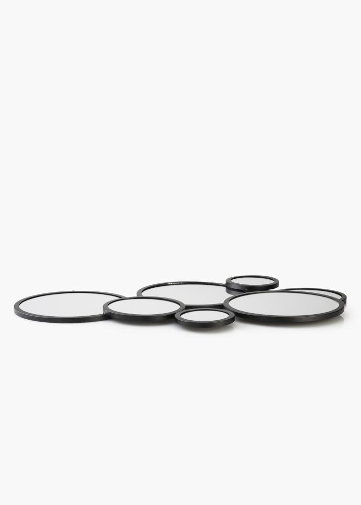 KAILA KAILA Spiegel Bubbles - Zwart 72x43 cm