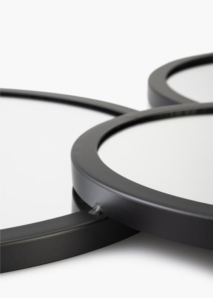 KAILA KAILA Spiegel Bubbles - Zwart 72x43 cm