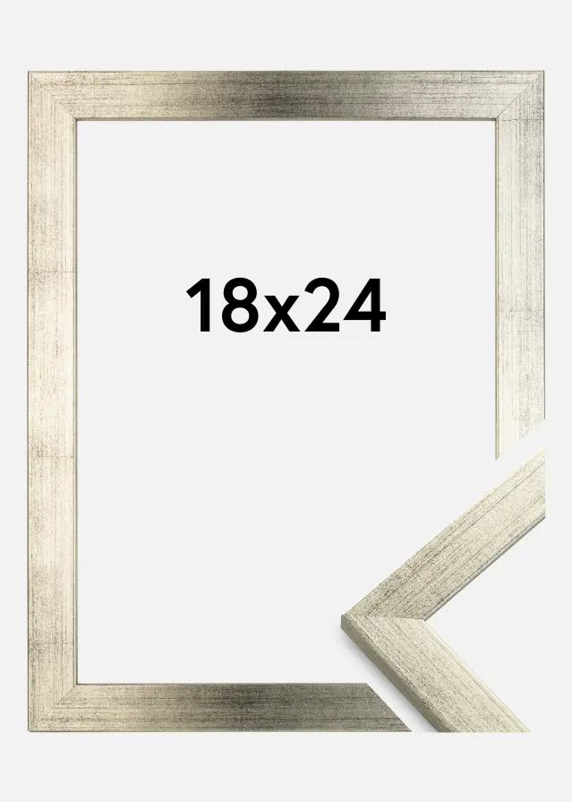 Estancia Kader Stilren Zilver 18x24 cm
