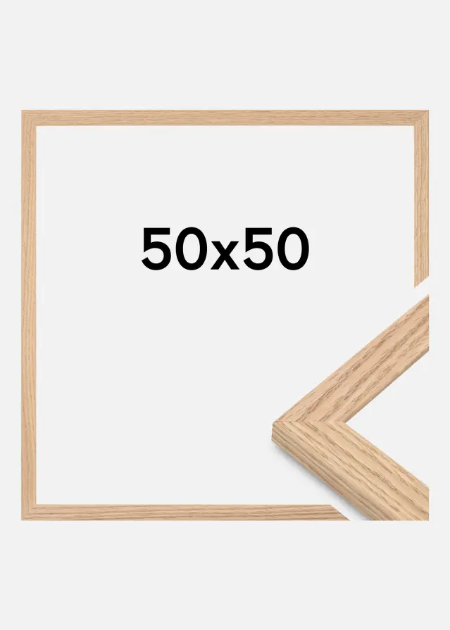 Galleri 1 - Extern Kader Tidlös Acrylglas Massief Eik 50x50 cm