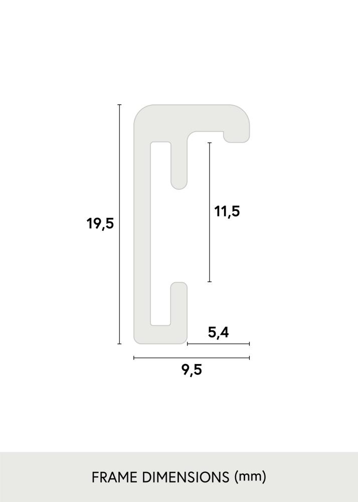 Nielsen Kader Nielsen Premium Classic Mat Zwart 21x29,7 cm (A4)