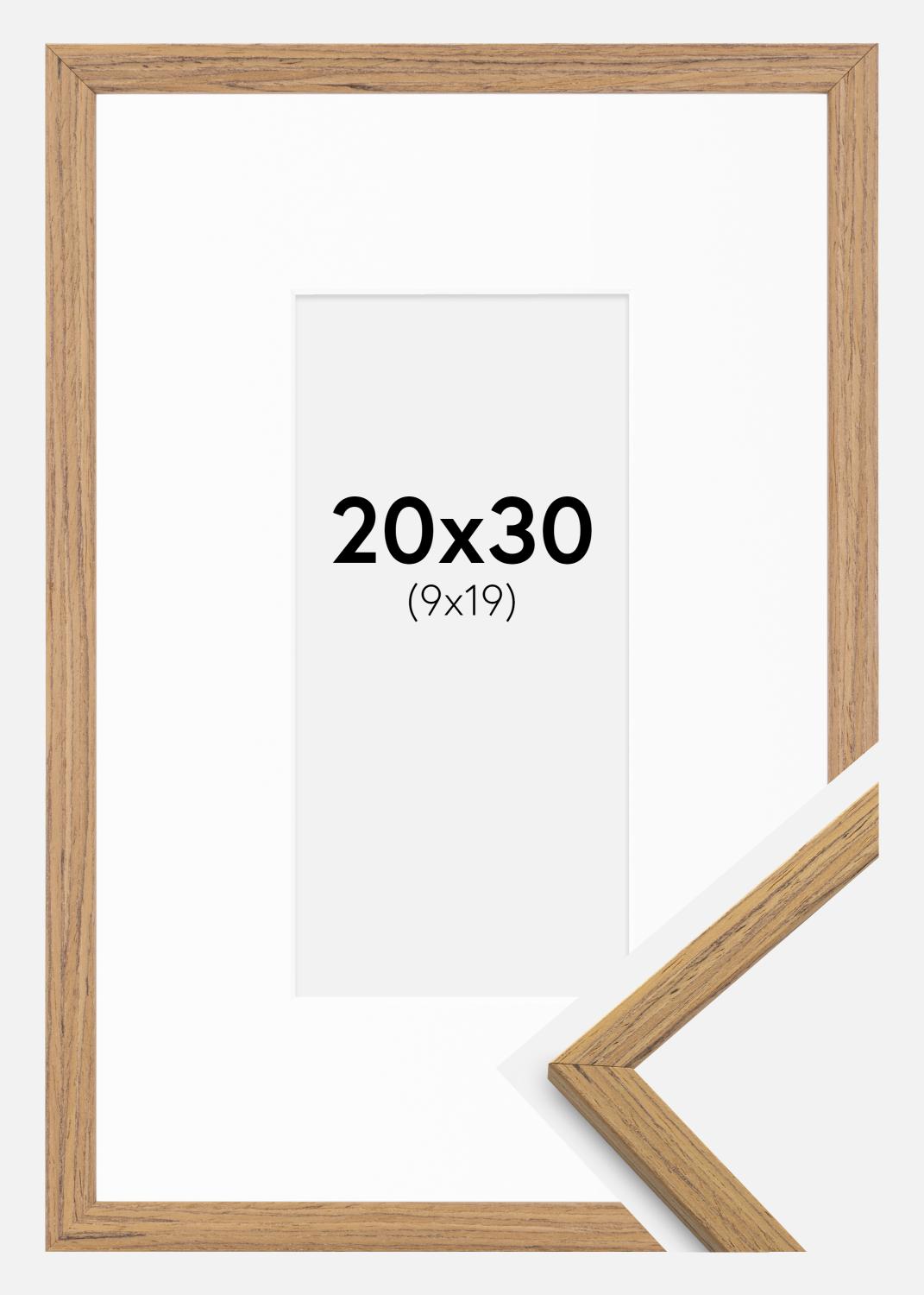 Product Image for Kader Edsbyn Teak 20x30 cm - Passe-partout Wit 10x20 cm