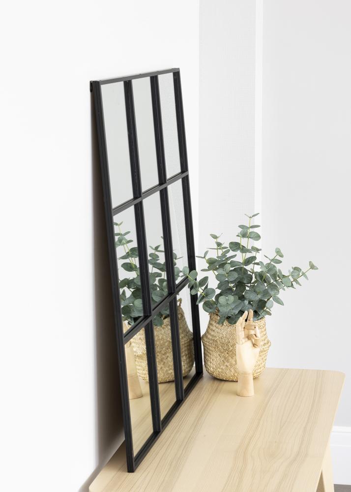 KAILA KAILA Spiegel Squares - Zwart 90x90 cm