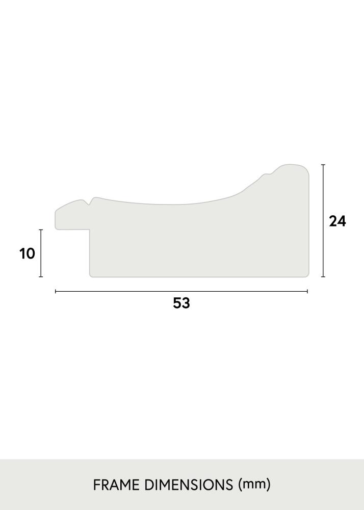 Ramverkstad Kader Roxen Goud Gemêleerd - Formaat naar keuze