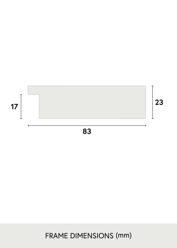 Ramverkstad Spiegel Högsjö Wit - Eigen afmetingen