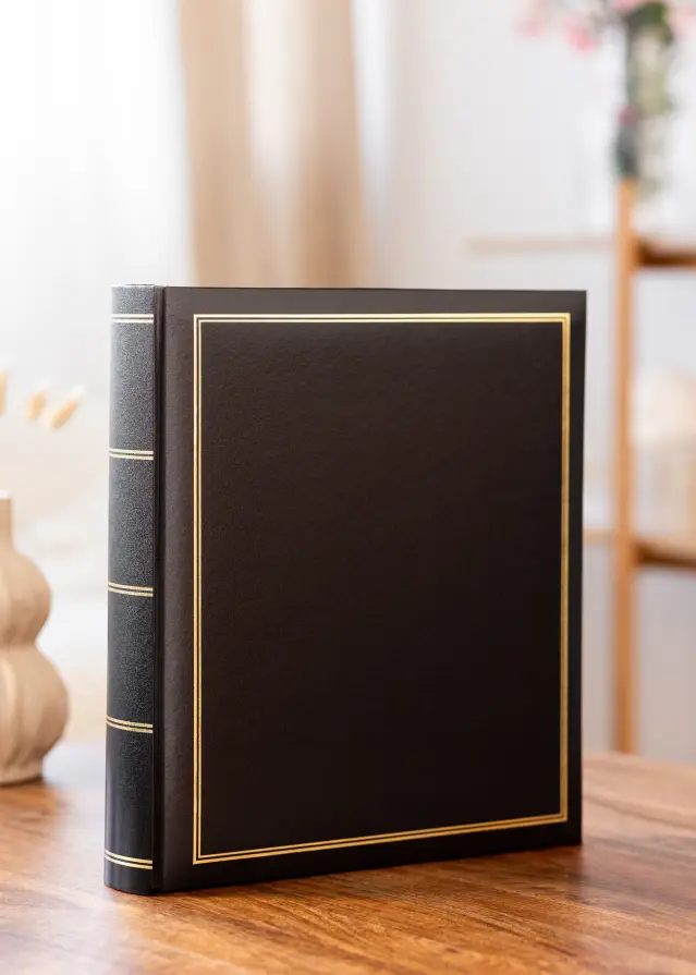 BGA Classico Album Zwart - 32x34 cm (100 Witte zijden / 50 bladen)