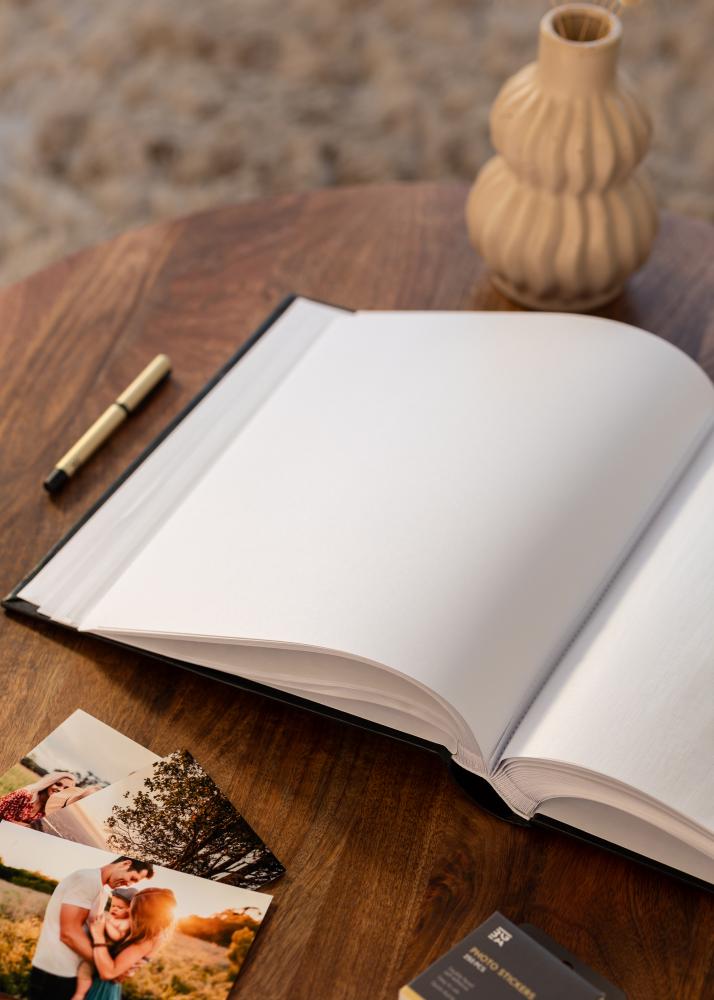 BGA Classico Album Zwart - 32x34 cm (100 Witte zijden / 50 bladen)