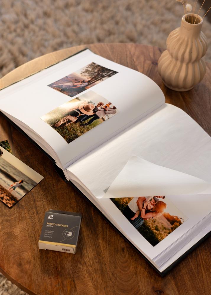 BGA Classico Album Zwart - 32x34 cm (100 Witte zijden / 50 bladen)