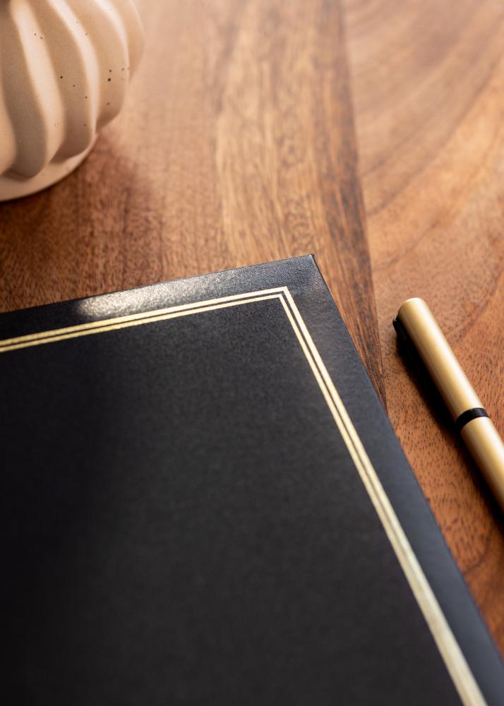 BGA Classico Album Zwart - 32x34 cm (100 Witte zijden / 50 bladen)