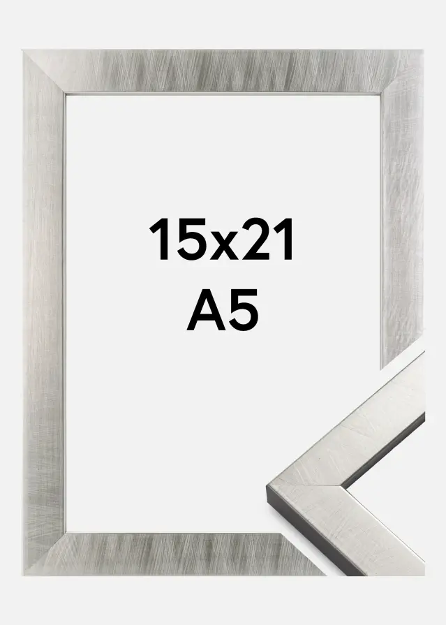 Galleri 1 Kader Uppsala Zilver 15x21 cm (A5)