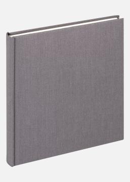 Walther Cloth Album Grafiet - 22,5x24 cm (40 Witte zijden / 20 bladen)