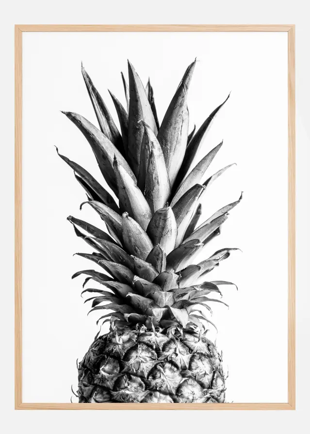 Bildverkstad Pineapple Bw Poster