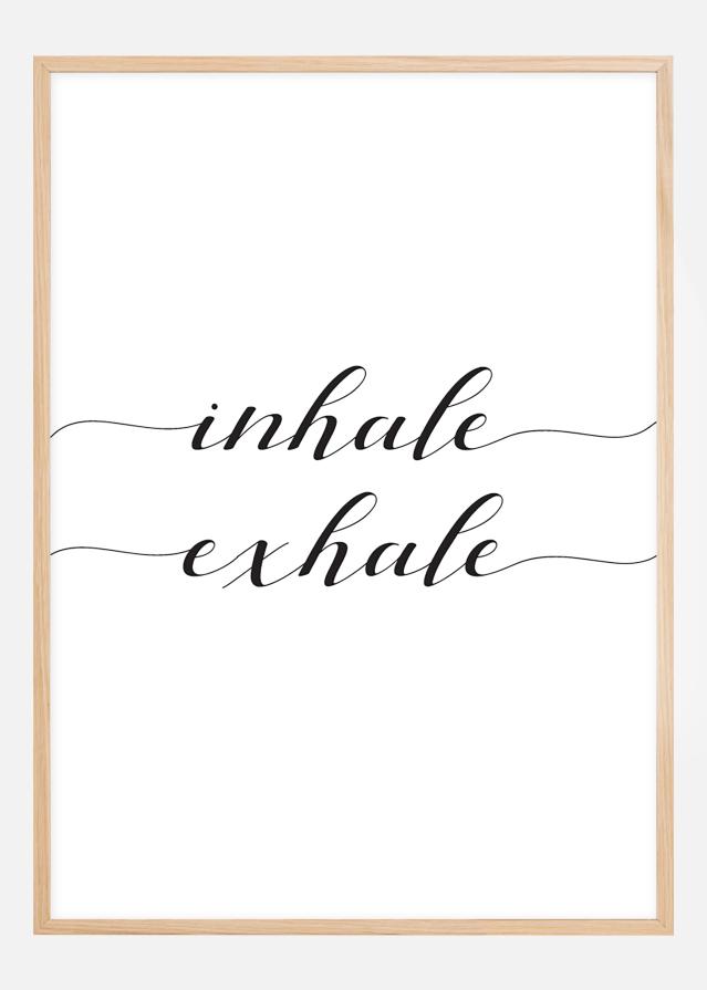 Bildverkstad Inhale - Exhale Poster