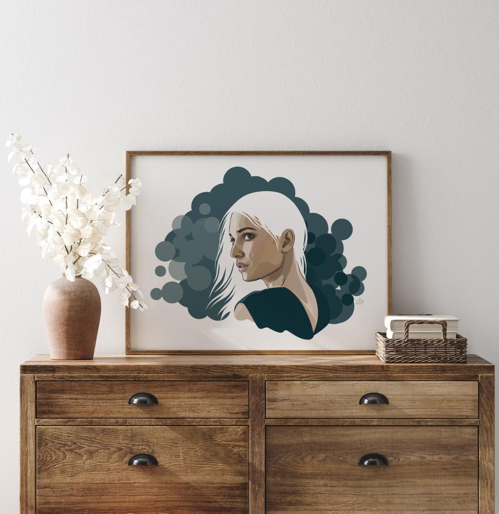 Bildverkstad Alexis blue Poster