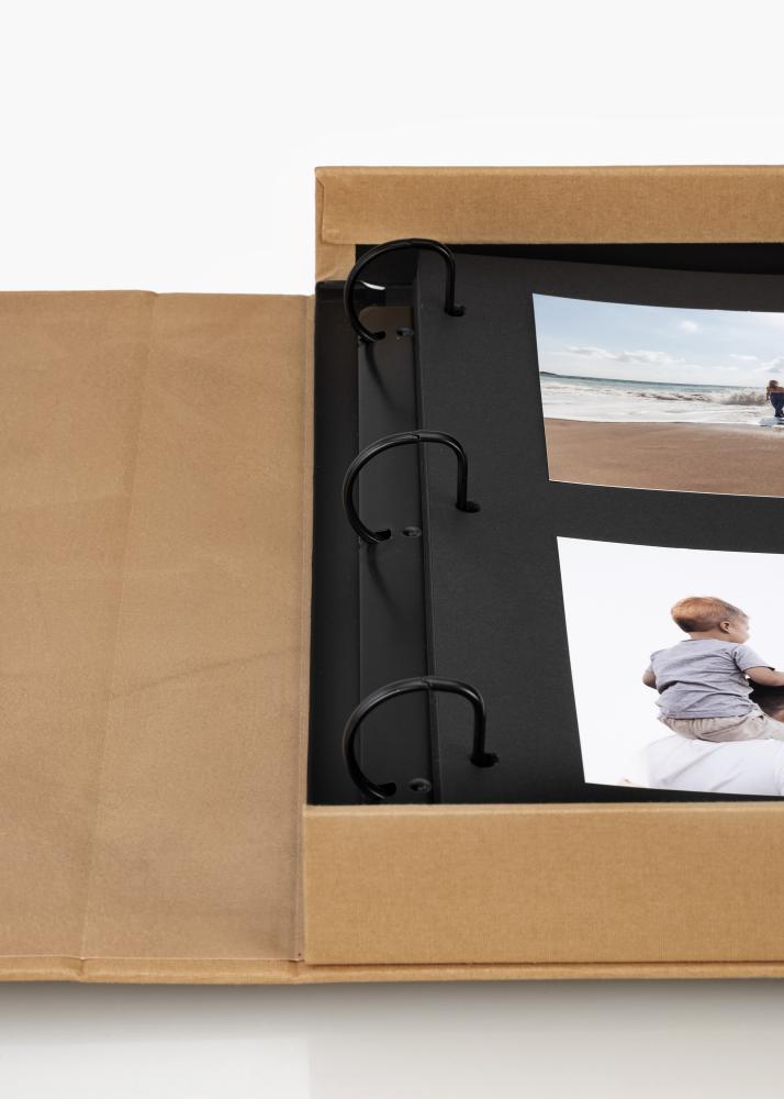 KAILA KAILA OUR LOVE STORY Manilla - Coffee Table Photo Album (60 Zwarte zijden)