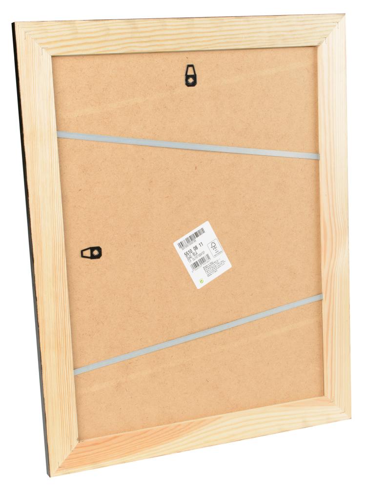 Ramverkstad Kader Mila Zwart - Formaat naar keuze