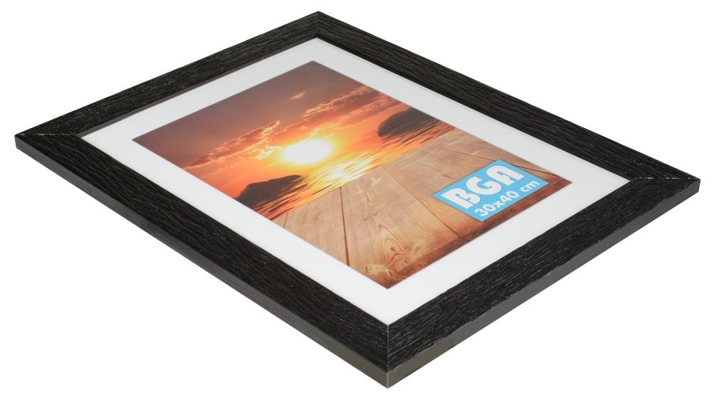 Ramverkstad Kader Mila Zwart - Formaat naar keuze