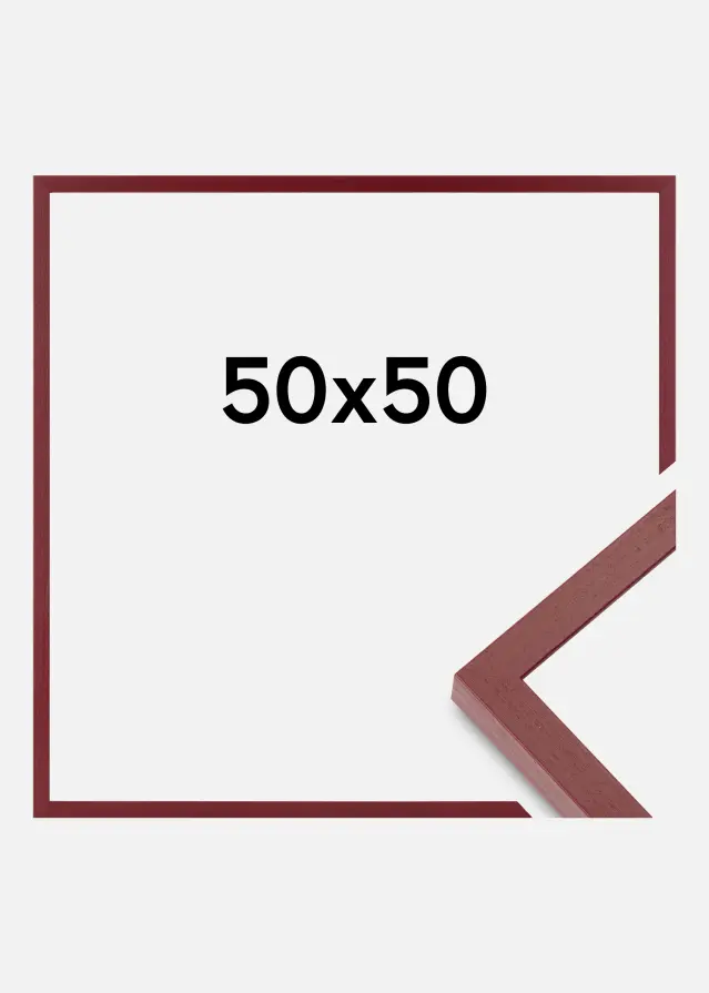 Artlink Colorful Acrylglas Rood 50x50 cm