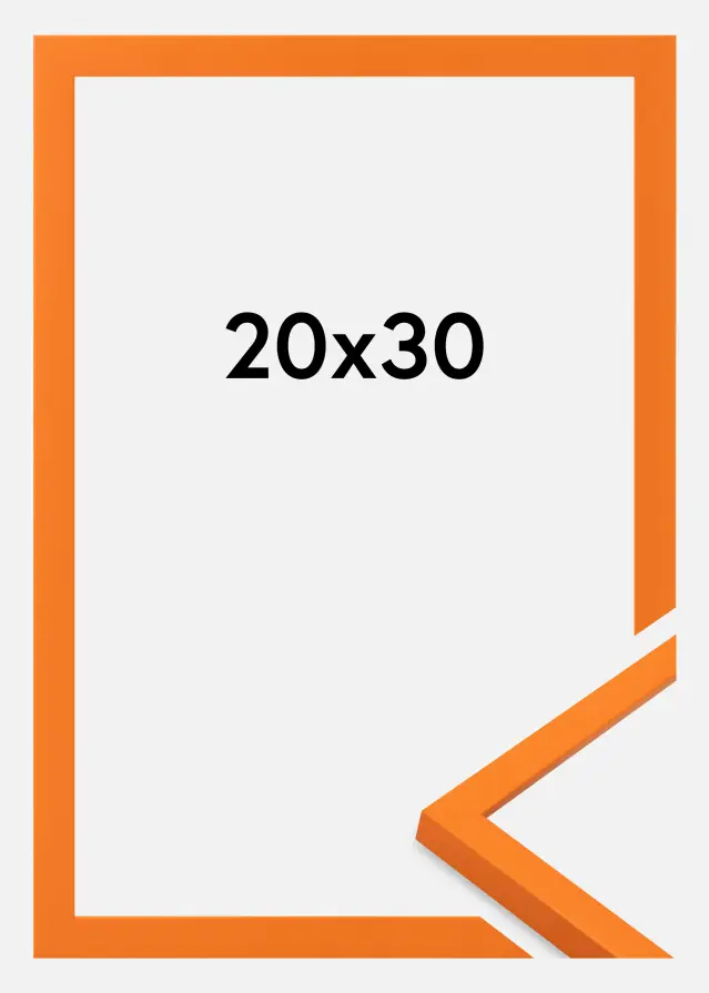 Jämtlands Ramfabrik Kader Kent Acrylglas Oranje 20x30 cm