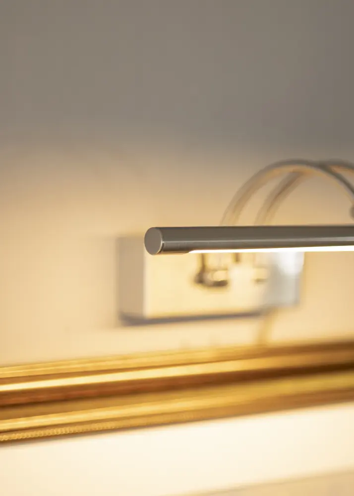 AH Belysning Gunnebo V962 LED schilderijverlichting 37 cm - Nikkel