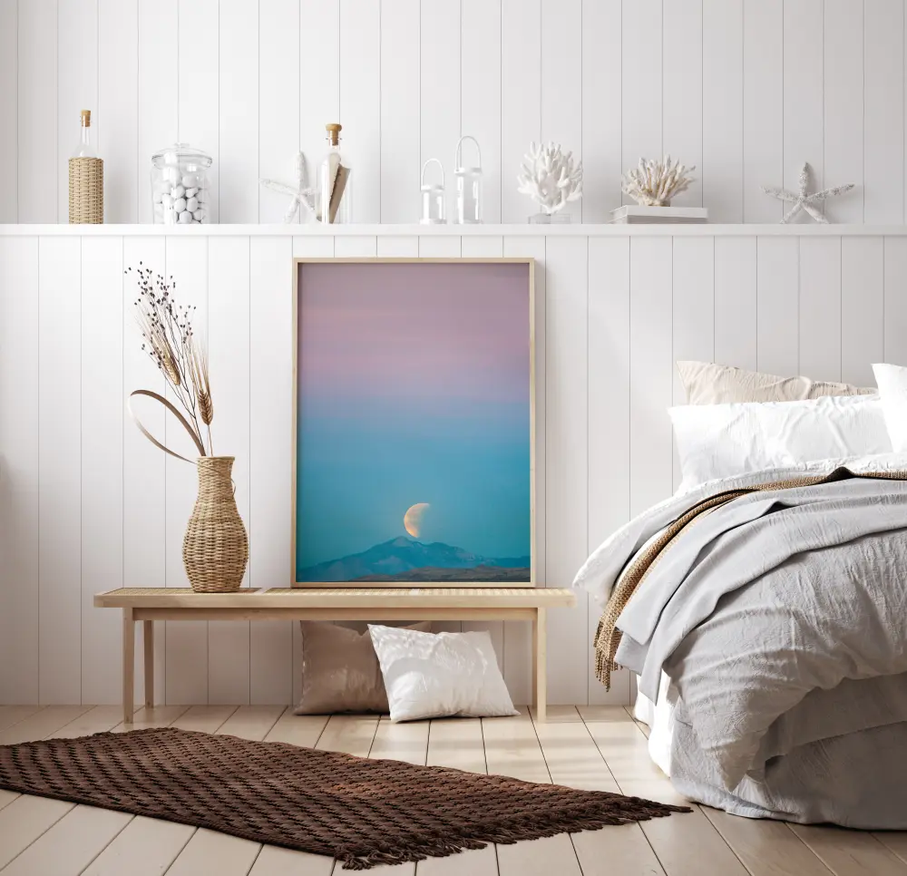 Bildverkstad Moon In The Mountains Poster