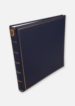 Henzo Henzo Champagne Fotoalbum Blauw - 35x35 cm (70 Witte zijden / 35 bladen)