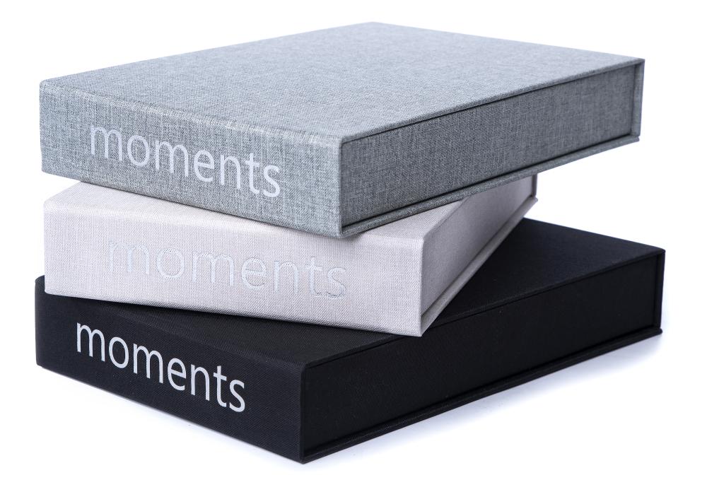 Focus Moments Beige (30 Zwarte zijden / 15 bladen)