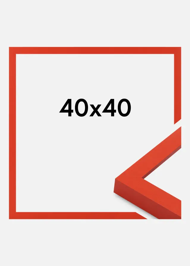 Jämtlands Ramfabrik Kader Selection Acrylglas Red 40x40 cm