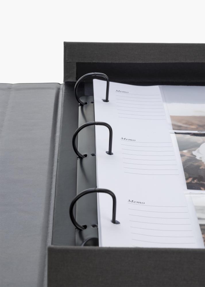 KAILA KAILA MEMORIES Black XL - Coffee Table Photo Album - 60 Foto's van 10x15 cm