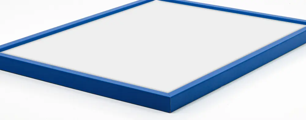 Ram med passepartou Kader E-Line Blauw 70x100 cm - Passe-partout Zwart 60x90 cm