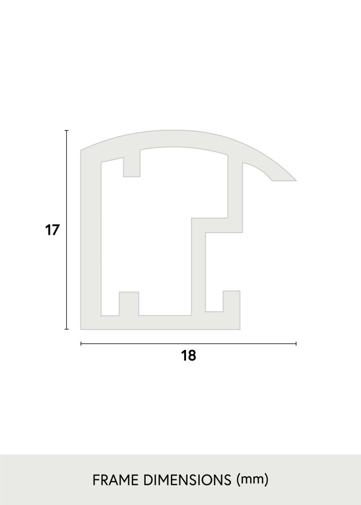 Walther Ram Trendstyle Stål 20x30 cm