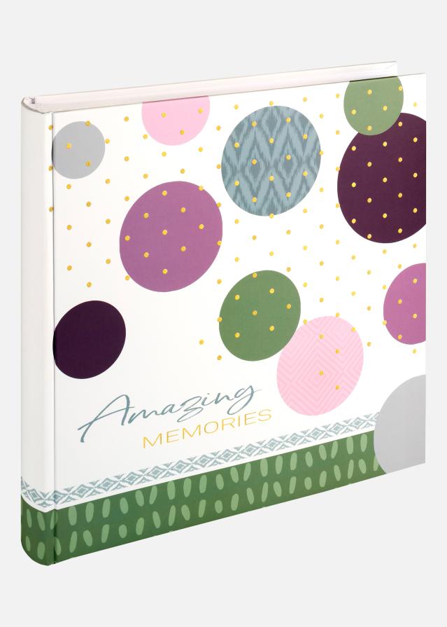 Walther Amazing Memories Album Groen - 28x29 cm (100 Witte zijden / 50 bladen)