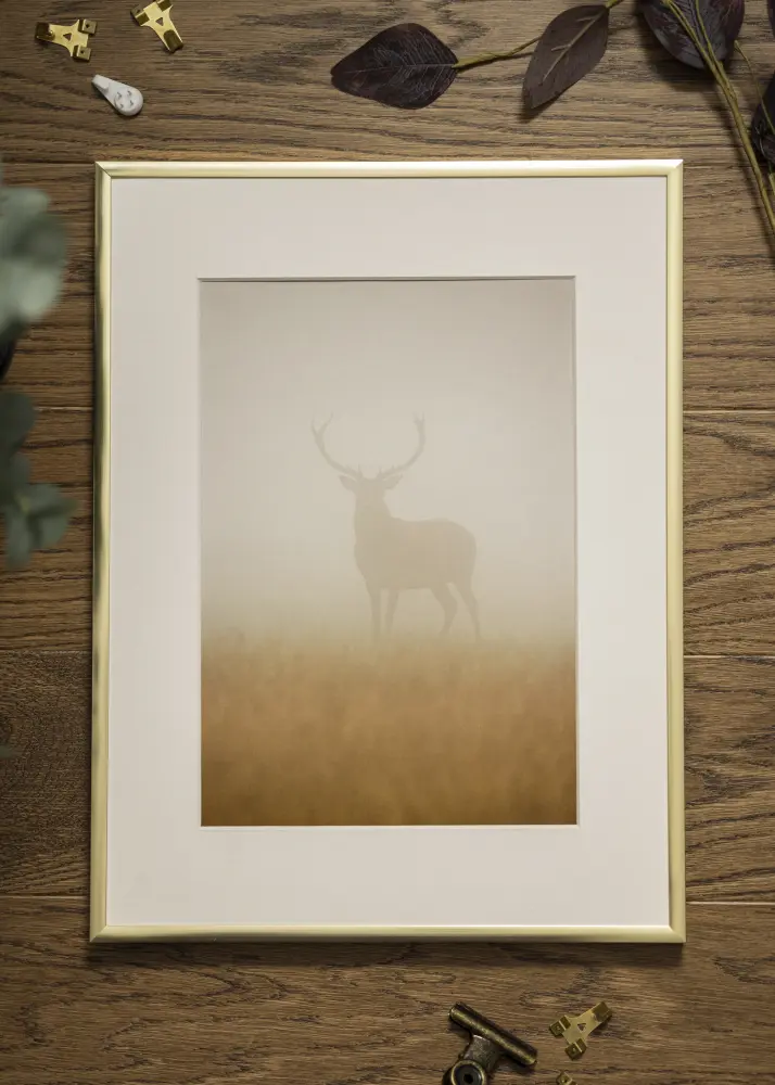 Artlink Kader Poster Aluminum Acrylglass Gold 60x80 cm