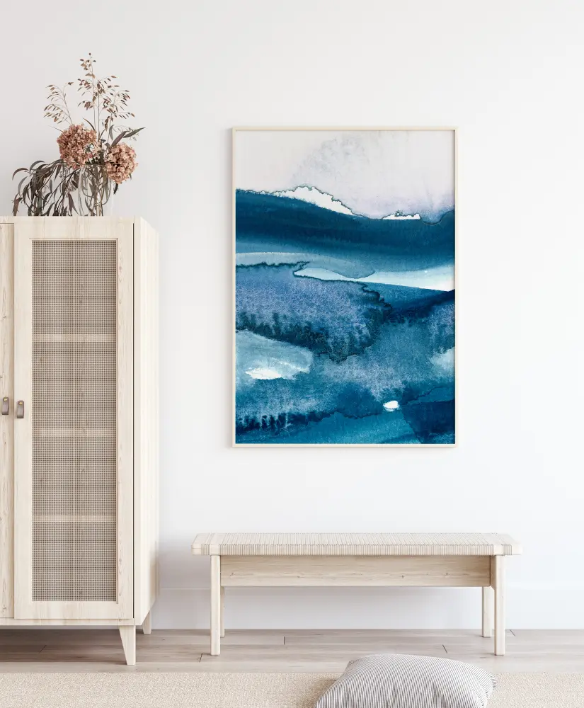 Bildverkstad Stormy sea Poster