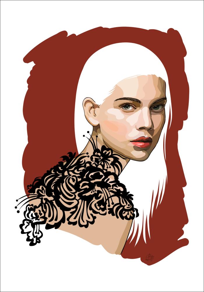 Bildverkstad Felicia Red Poster