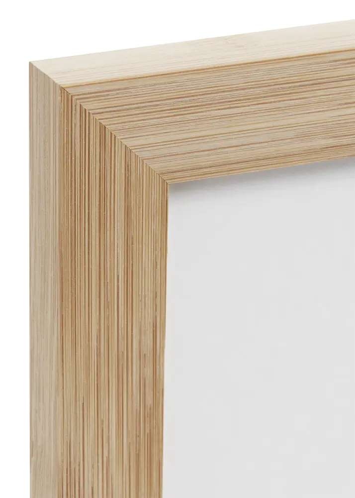 Ram med passepartou Kader Hoei Bamboe 70x100 cm - Passe-partout Zwart 62x85 cm