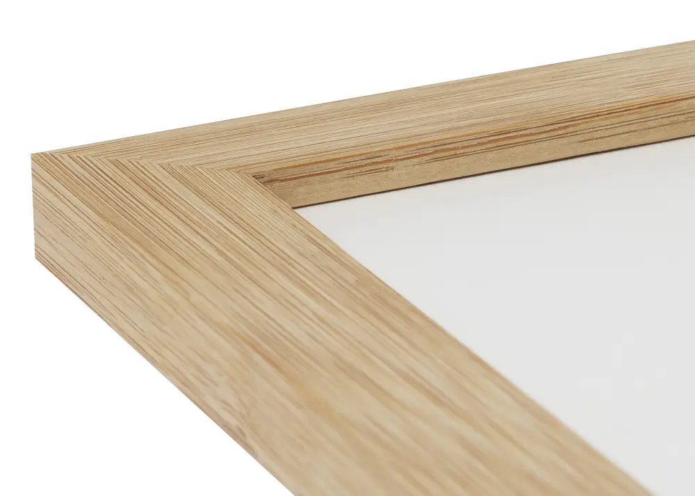Ram med passepartou Kader Hoei Bamboe 70x100 cm - Passe-partout Zwart 62x85 cm