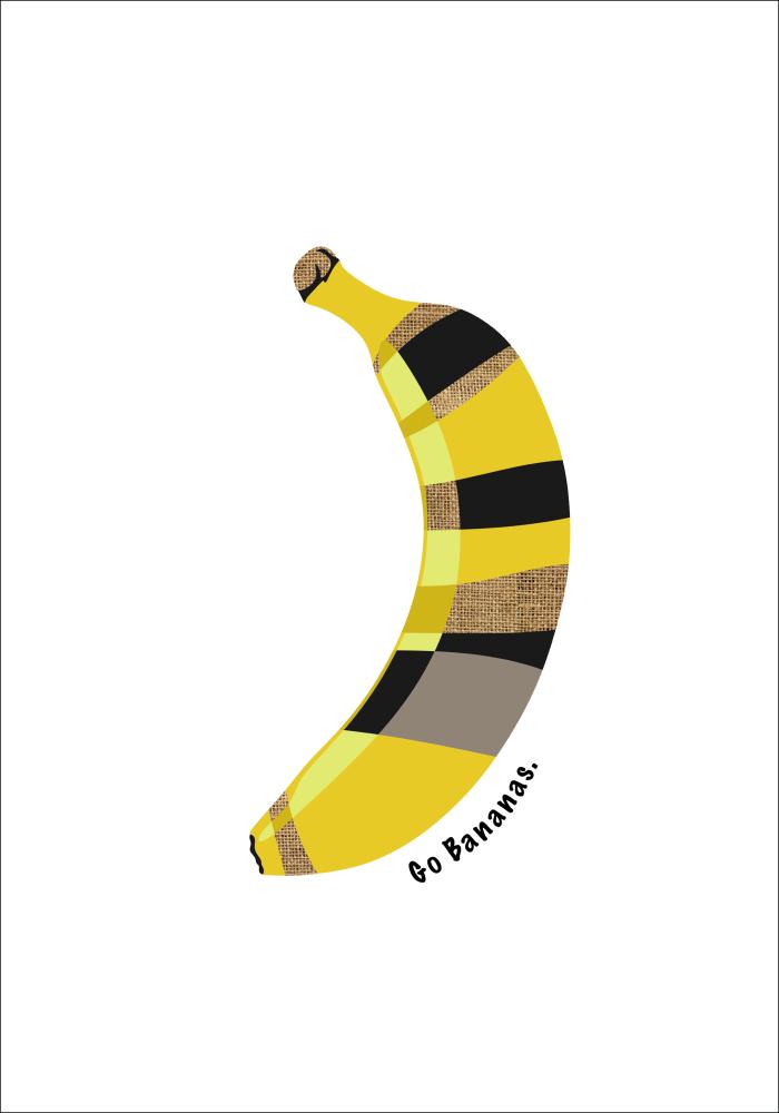 Bildverkstad Go bananas Poster