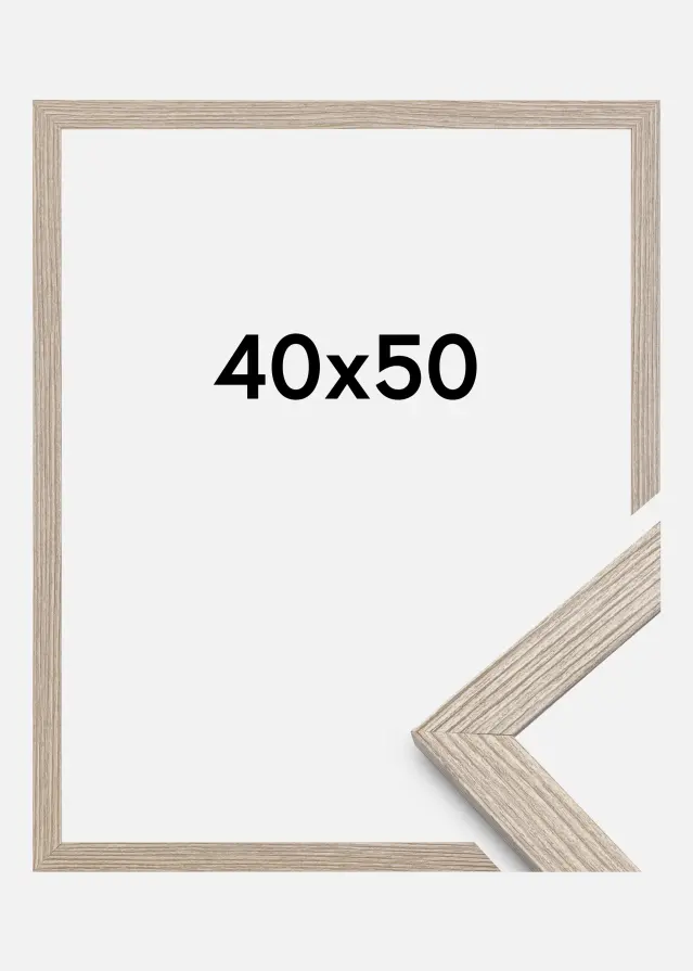 Estancia Kader Stilren Acrylglas Greige Oak 40x50 cm