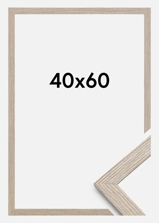 Estancia Kader Stilren Acrylglas Greige Oak 40x60 cm