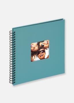 Walther Fun Spiraalalbum Turquoise - 30x30 cm (50 Zwarte zijden / 25 bladen)