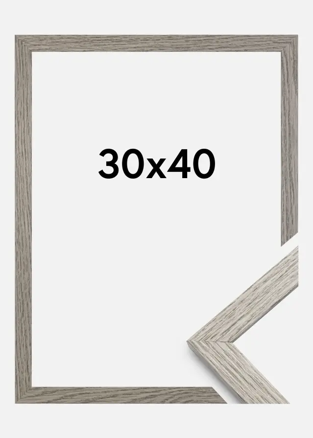 Estancia Kader Stilren Acrylglas Grey Oak 30x40 cm