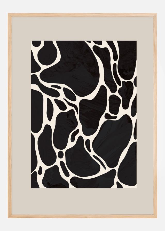 Bildverkstad Giraffe Sand Poster